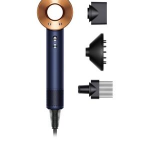 Dyson Hair Dryer in Blue and Gold